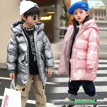 Children's Lightweight Down Jacket Mid-Long Winter